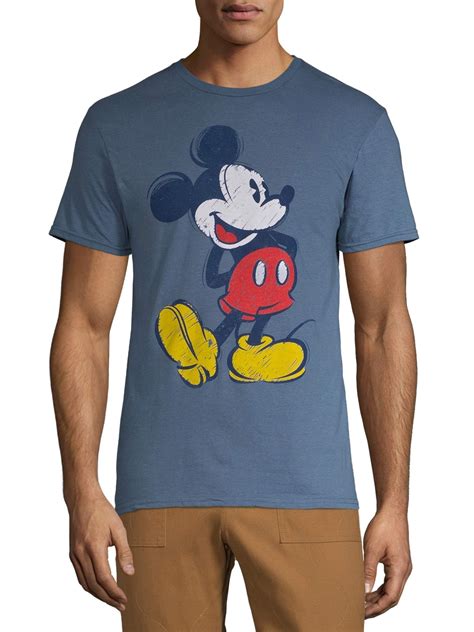 Disney Mens Disney Original Mickey Mouse Classic Graphic T Shirt
