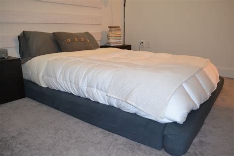 I Built An Upholstered Low Profile Bed Frame For 70 Diy