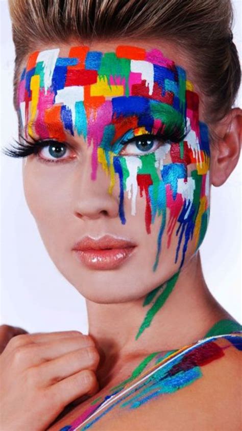 10 Makeup Ideas For A Winning Last Minute Costume Body Painting Body Art Painting Face Art