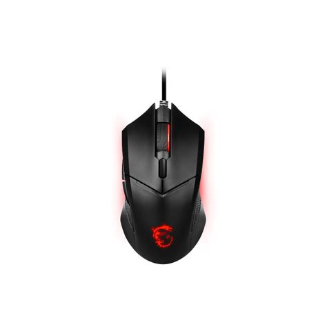 Msi Mouse Gaming Clutch Gm08 Wired Ottico 4200 Dpi Led Rosso
