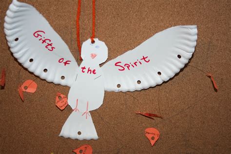 Holy Spirit Dove Craft Fruit Of The Spirit Crafts Holy Spirit Dove