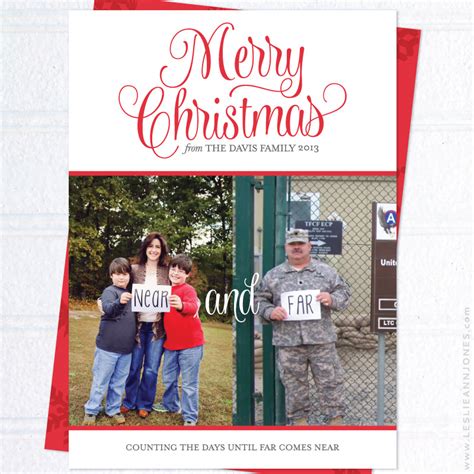 Christmas past christmas photos vintage christmas christmas holidays military photos military history us army. Custom Design: Near and Far Military Family Christmas Cards — Leslie Ann Jones