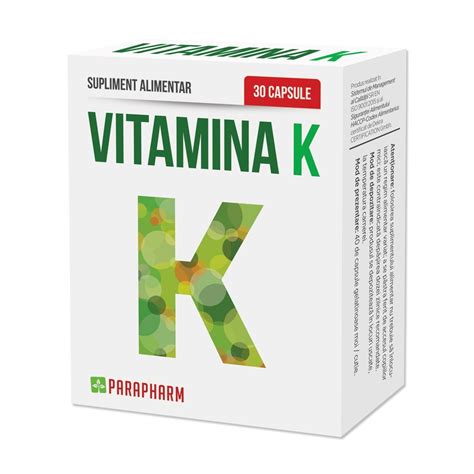 Vitamina K 30 Capsule Parapharm Farmacia Tei Online