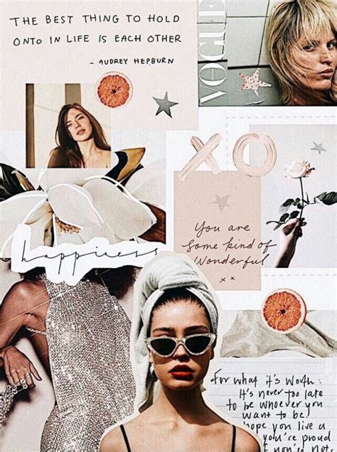 Moodboard Inspo Blushtones Fashion Collage Collage Design