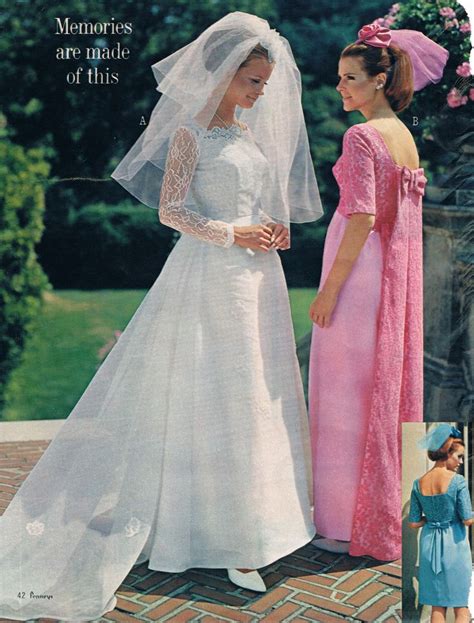 Penneys Catalog 60s Shelley Hack As Bride Vintage Bridal Fashion