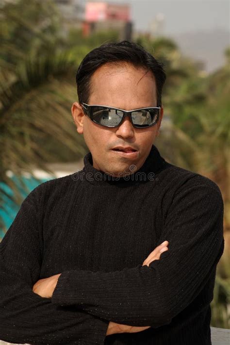 Asian Man In Sunglasses Stock Image Image Of Looks Aged 5609885