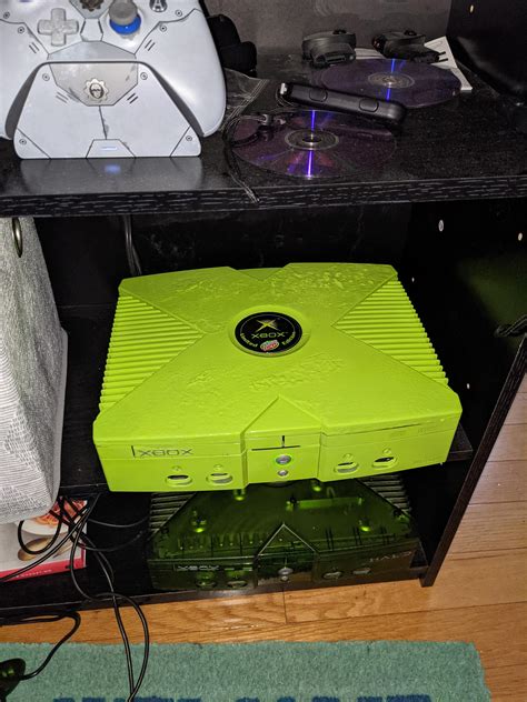 My Totally Authentic Mountain Dew Xbox 1st Attempt At Case Painting
