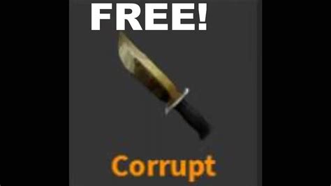 What you need to do is go to the side of the screen whhen you're still in the game lobby. Murder Mystery 2 FREE CORRUPT KNIFE WITH CODE!!! - YouTube