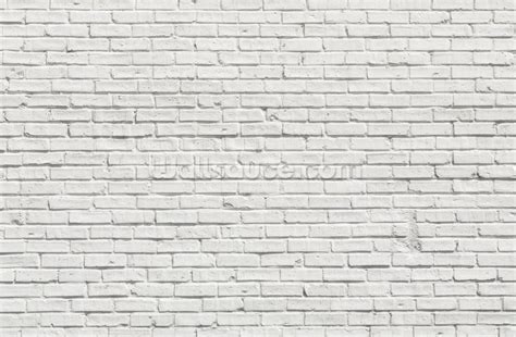 White Brick Effect Wall Wallpaper Wall Mural Wallsauce Uk