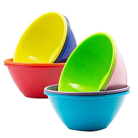 Plastic Cereal Soup Bowls 32oz Set Of 9 Large Microwave Dishwasher Safe