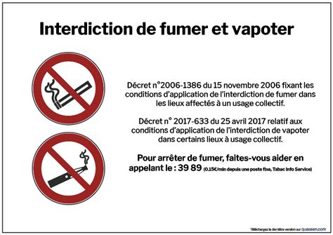 Interdiction De Fumer Et Vapoter Quaséen