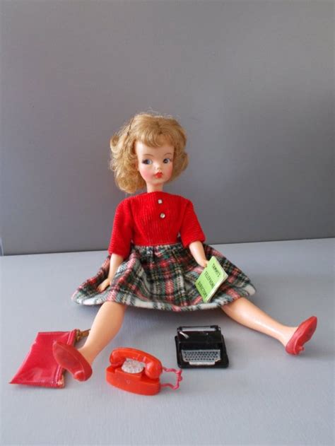 Vintage Ideal Tammy Doll School Daze Outfit 1960s In 2020 Tammy Doll Tammy Red Kitten Heels