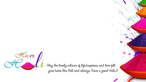 Wish You Happy Holi Quote Hd Wallpapers