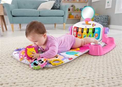 The discover 'n grow twinkling lights projection mobile can be attached to most cribs and used in two ways. Fisher Price Deluxe Kick & Play Piano Activity Gym ...
