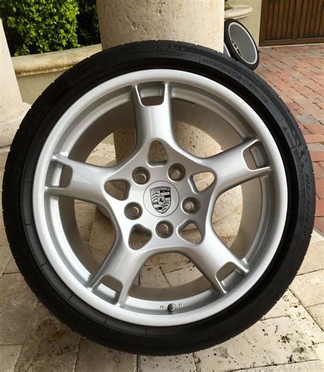 Porsche 911 997 Carrera Oem 19 Wheels And Tires For Wide Body Look