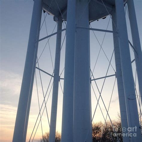 Sunset At Watering Tower Photograph By Margaret Spiers Fine Art America