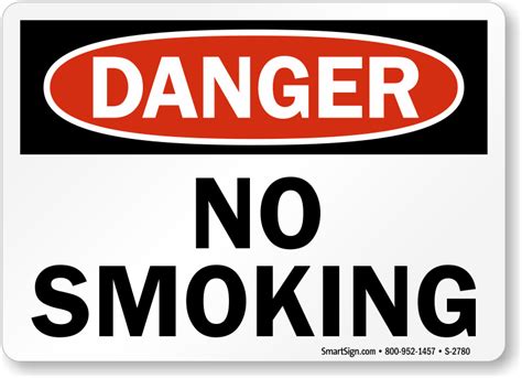 Printable No Smoking Signs Free Pdfs