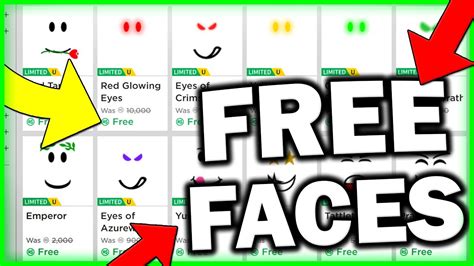 Welcome back to my channel. ROBLOX FREE FACES| HOW TO GET FREE FACE ON ROBLOX! (2019 ...