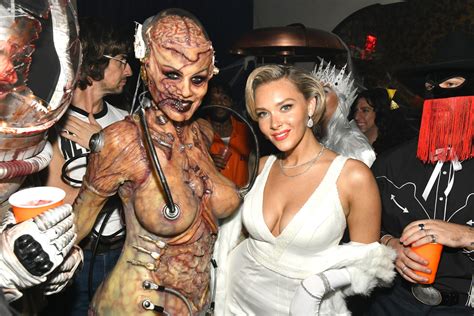 Check out all of the red carpet looks from heidi klum's 2018 halloween party Heidi Klum's Halloween party saw stars including Mariah ...