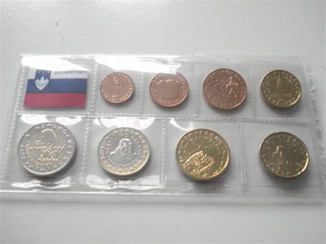 Obehové euromince Sada mincí Slovinsko 2015 eurocharon