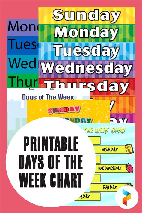 10 Best Printable Days Of The Week Chart Pdf For Free
