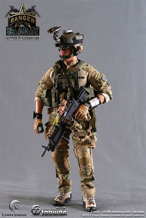 Cd78002 Us Army Ranger Gunner In Afghanistan Noveltoys Collectible