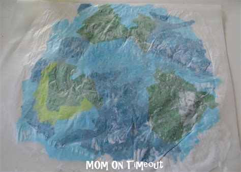 Stained Glass Planet Earth Earth Day Craft Mom On Timeout