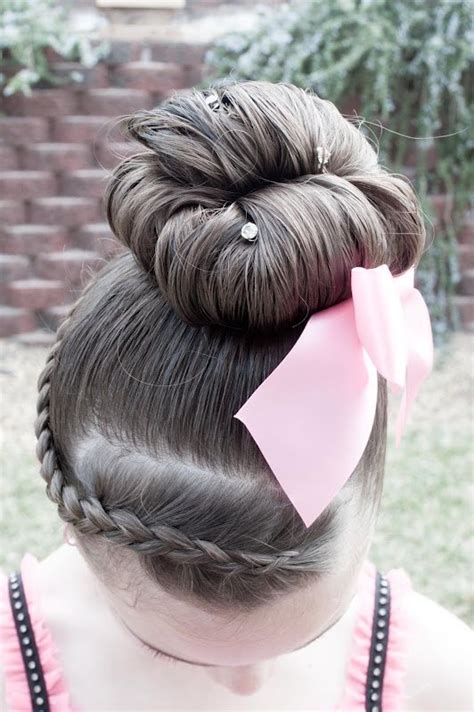 cute hair style for dance recitals dance hairstyles cute hairstyles ribbon hairstyle