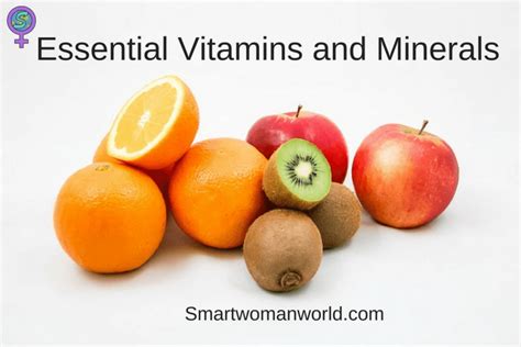 Essential Vitamins And Minerals 10 Essential Vitamins And Minerals