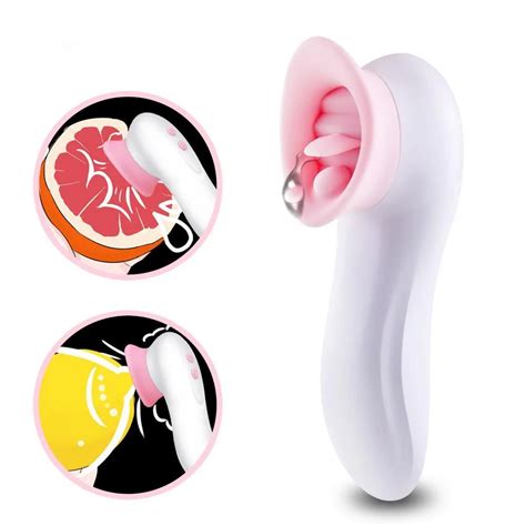 Powerful Clit Sucker Vibrator Oral Sex Vibrator Tongue Vibrating Nipple Sucking Blowjob Vagina