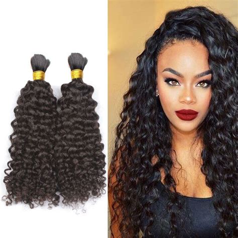 100% afro kinky bulk human hair for dreadlocks, loc repair, extensions, twist, braids 8 long (optional crochet needle also available) locsanity. Mongolian Virgin Kinky Curly Human Braiding Hair Bulk Top ...