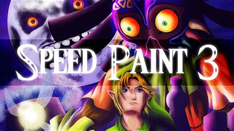 Speed Paint The Legend Of Zelda Majoras Mask Parte 3 Final Youtube