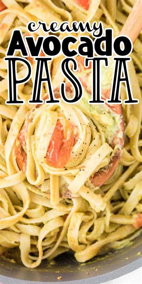 Creamy Avocado Pasta Pasta Dinner Recipe Midgetmomma