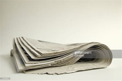 Folded Newspaper High Res Stock Photo Getty Images