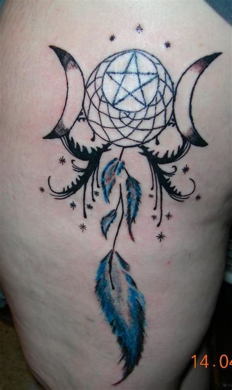Where do you find the triple moon symbol? Triple moon goddess dreamcatcher | Pagan tattoo, Tattoos ...
