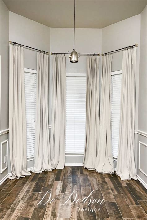 Easy Diy Drop Cloth Curtains No Sew Method Tutorial Do Dodson Designs