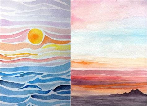 One of a kind designer watercolor gift bags. 29 Creative Watercolor Painting Ideas for Beginners ...