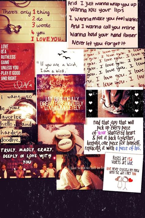 Best ★collage quotes★ at quotes.as. Collage i made cute love quotes from movies and songs and other random cute quotes | ♥Collages ...