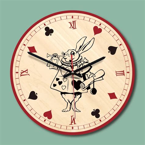 Jds Alice In Wonderland 70 Collection White Rabbit Clock Ubicaciondepersonascdmxgobmx