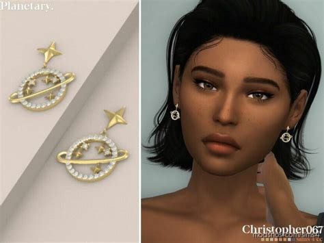 Planetary Earrings Sims 4 Accessory Mod Modshost