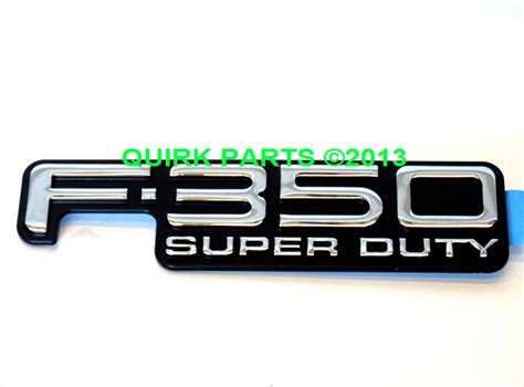 1999 2004 Ford F 350 Super Duty Tailgate Emblem Decal Oem New F81z