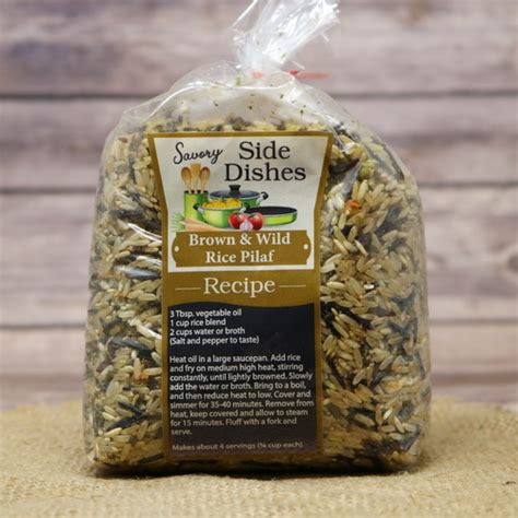 Brown Wild Rice Pilaf Ashery Country Store