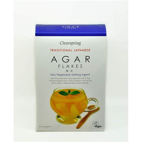 Clearspring Traditional Japanese Agar Flakes 28g Spicebox Organics