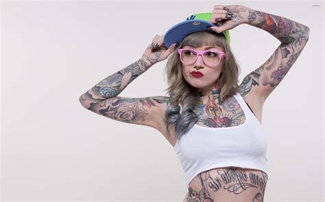 Free Download Tattooed Girl Wallpaper Girl Wallpapers 32679 2560x1600 For Your Desktop Mobile