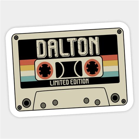 Dalton Limited Edition Vintage Style Dalton Sticker Teepublic