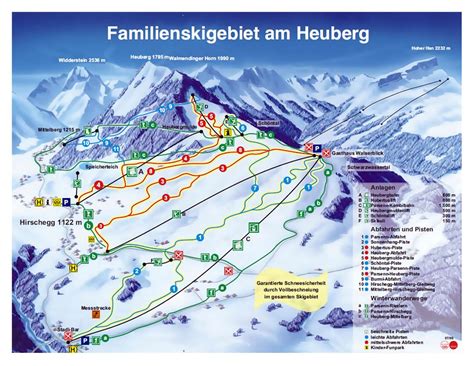 Fis nordische ski wm 2021 oberstdorf/allgäu gmbh am faltenbach 27 87561 oberstdorf tel. Piste map of Heuberg Arena, Kleinwalsertal - Oberstdorf ...