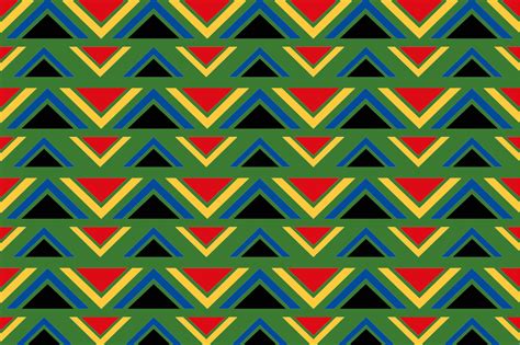Colourful African Tribal Textured Vinyl Placemats Tenstickers