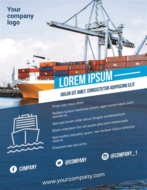 Shipping Business Flyers