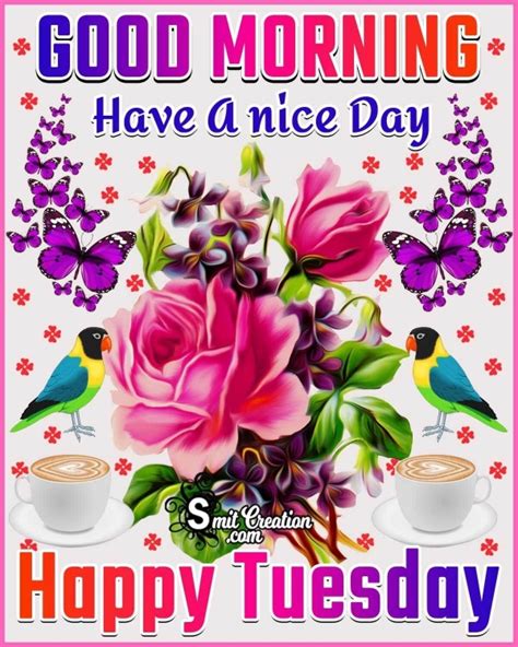 Good Morning Have A Nice Day Happy Tuesday