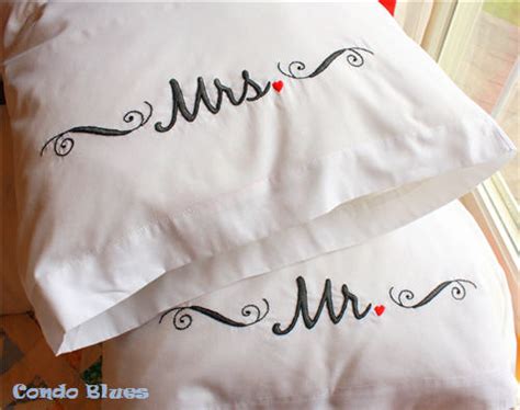 Condo Blues Handmade Wedding T Idea Mr And Mrs Pillowcases